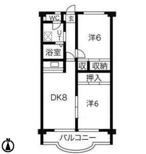 サンハイツ坂牧見取り図